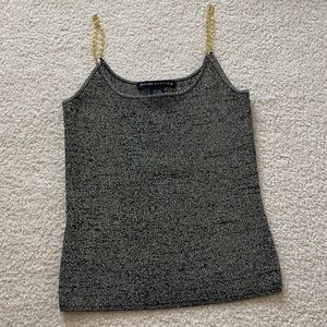 Spenser Evening Gold Sparkle Top